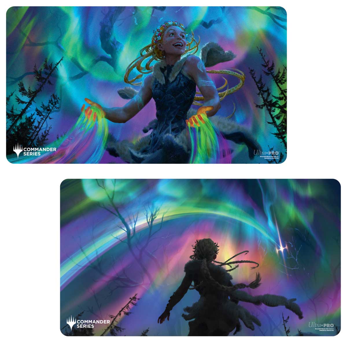 Ultra Pro: Commander Series Release 4 3 Color Shard - Q4 2024 Double Sided Playmat Esika Magic: The Gathering - Good Games