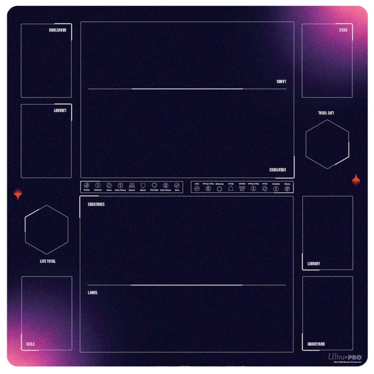 Ultra Pro Foundations Learn to Play 2 player battlemat for Magic the Gathering - Good Games