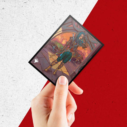 Ultra Pro: Magic: The Gathering Aetherdrift 100ct Deck Protector Sleeves Borderless Racer 1 - Good Games