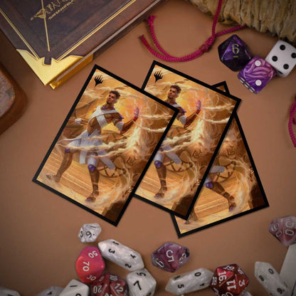 Ultra Pro: Magic: The Gathering Aetherdrift 100ct Deck Protector Sleeves Borderless Racer 3 - Good Games