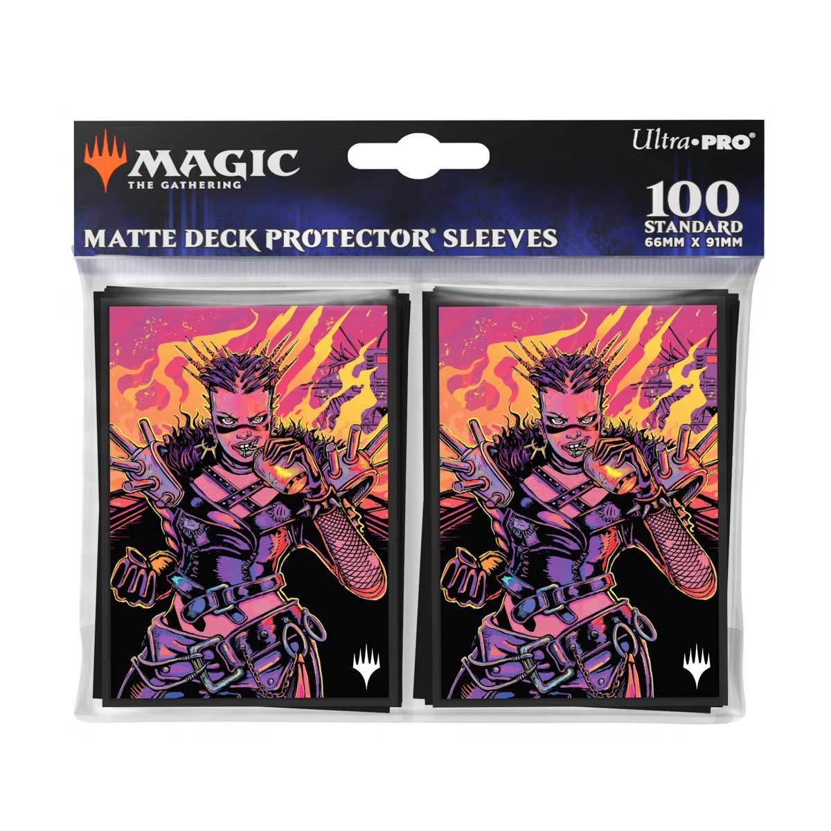 Ultra Pro: Magic: The Gathering Aetherdrift 100ct Deck Protector Sleeves Borderless Racer 4 - Good Games
