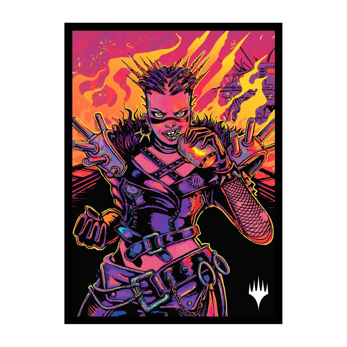 Ultra Pro: Magic: The Gathering Aetherdrift 100ct Deck Protector Sleeves Borderless Racer 4 - Good Games