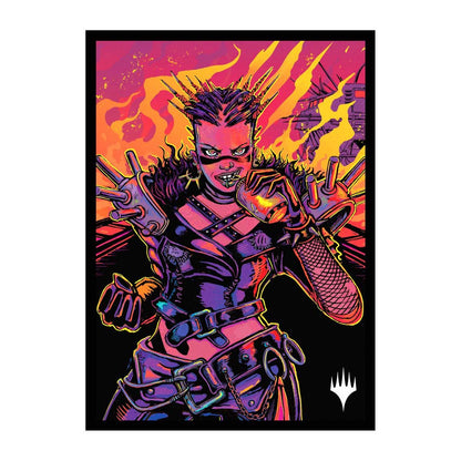 Ultra Pro: Magic: The Gathering Aetherdrift 100ct Deck Protector Sleeves Borderless Racer 4 - Good Games