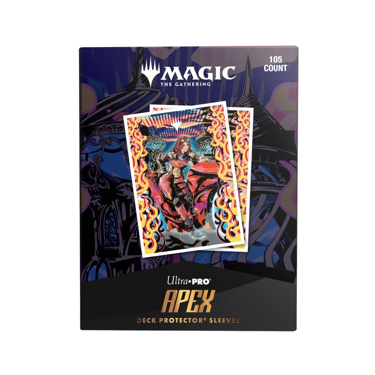 Ultra Pro: Magic: The Gathering Aetherdrift 105ct Apex Deck Protector sleeves Variant Art PW - Good Games