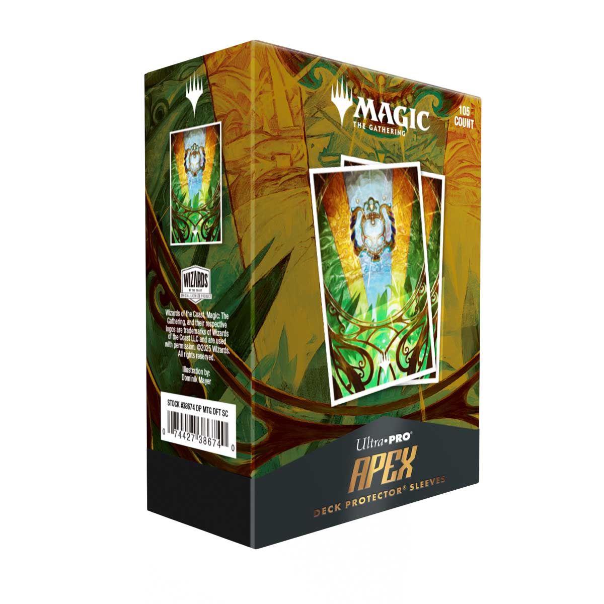 Ultra Pro: Magic: The Gathering Aetherdrift 105ct Apex Deck Protector sleeves Serialized Card