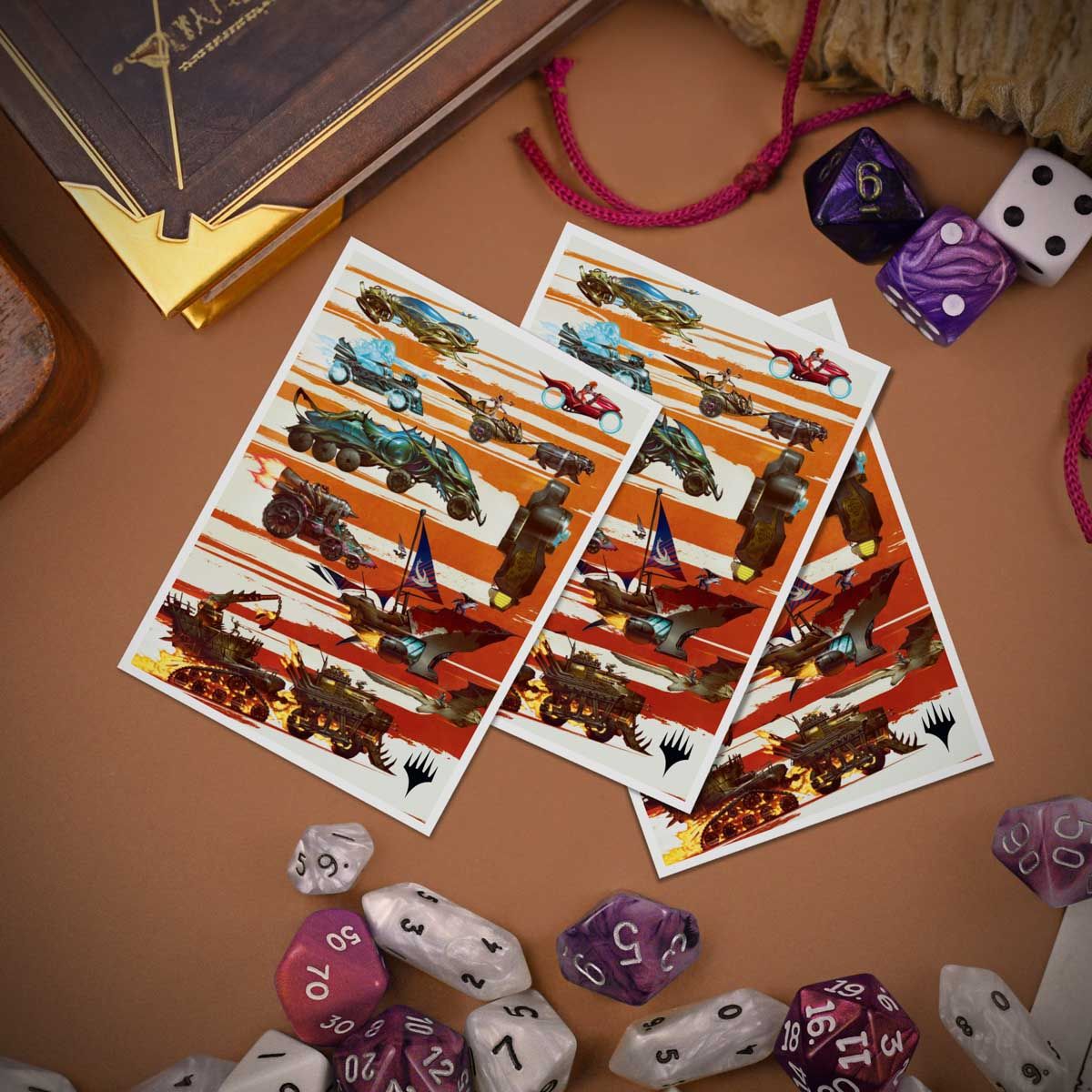 Ultra Pro: Magic: The Gathering Aetherdrift 105ct Apex Deck Protector sleeves Set Symbol - Good Games