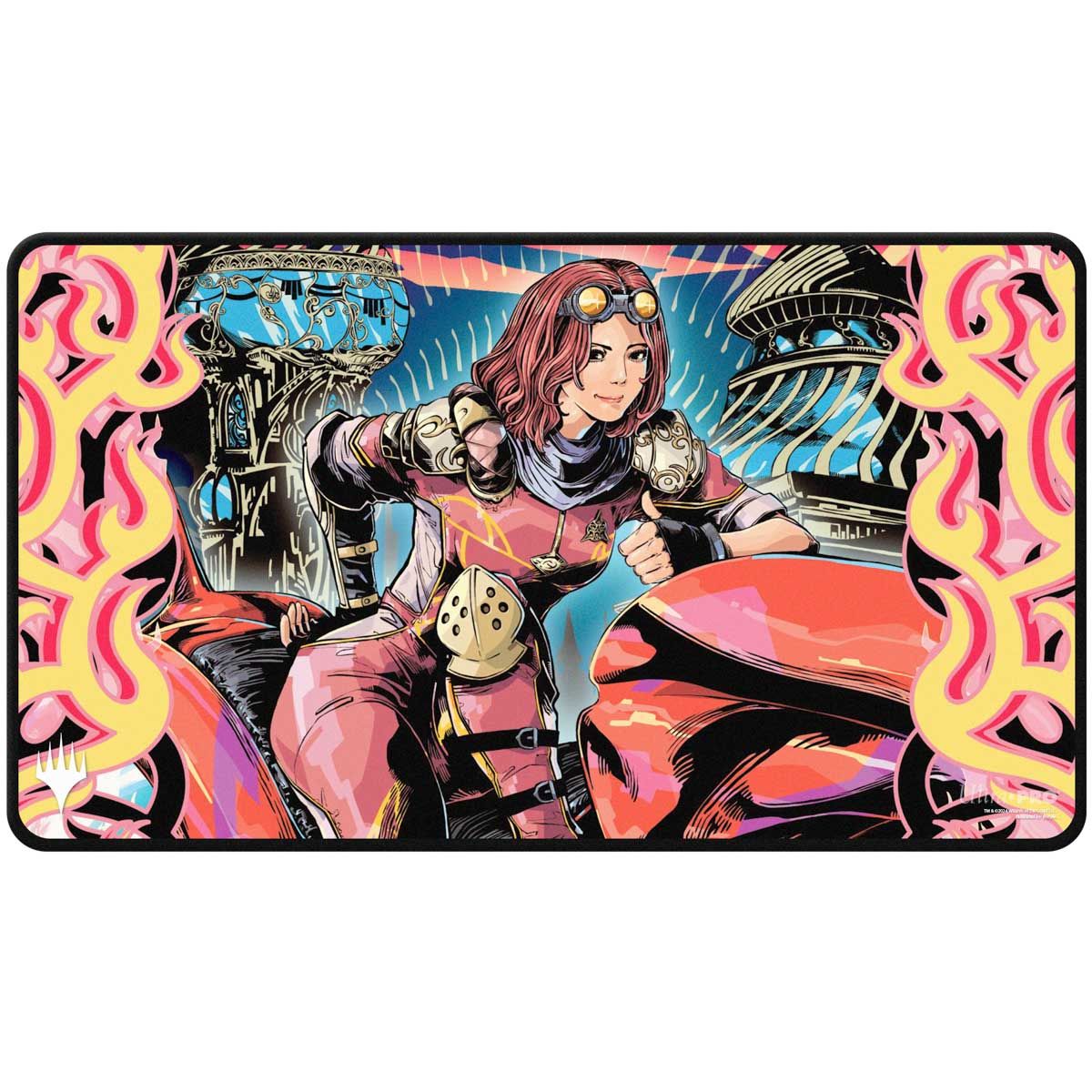 Ultra Pro: Magic: The Gathering 2025 Multiplanar Race Set Black Stitched Playmat Variant Art PW for Magic: The Gathering - Good Games