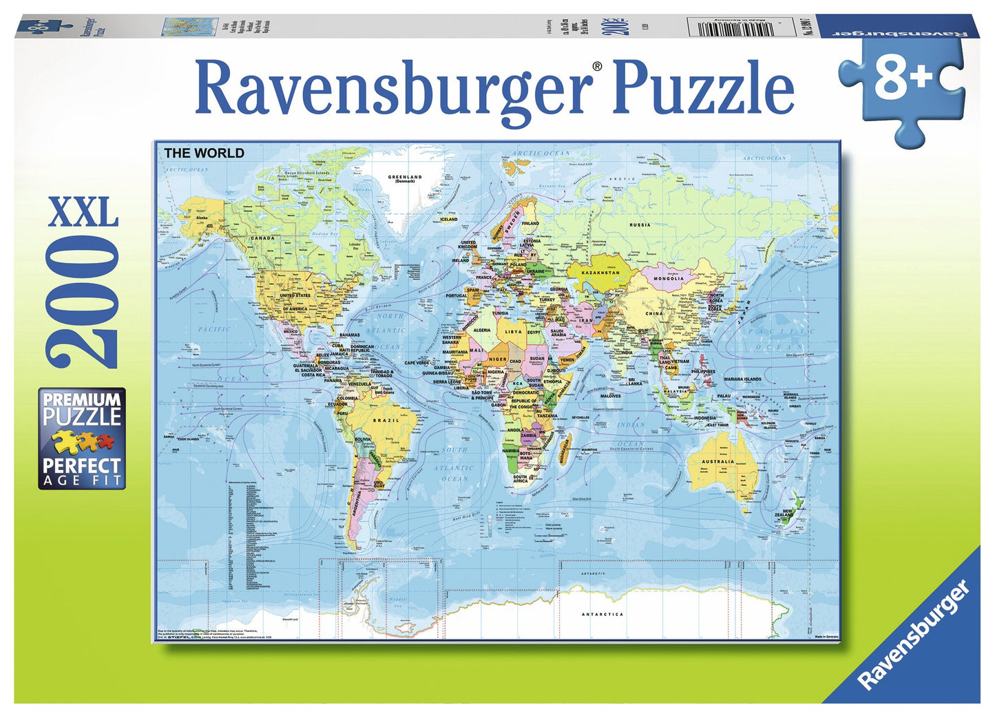 Ravensburger - Map of the World - 200 Piece Jigsaw - Good Games