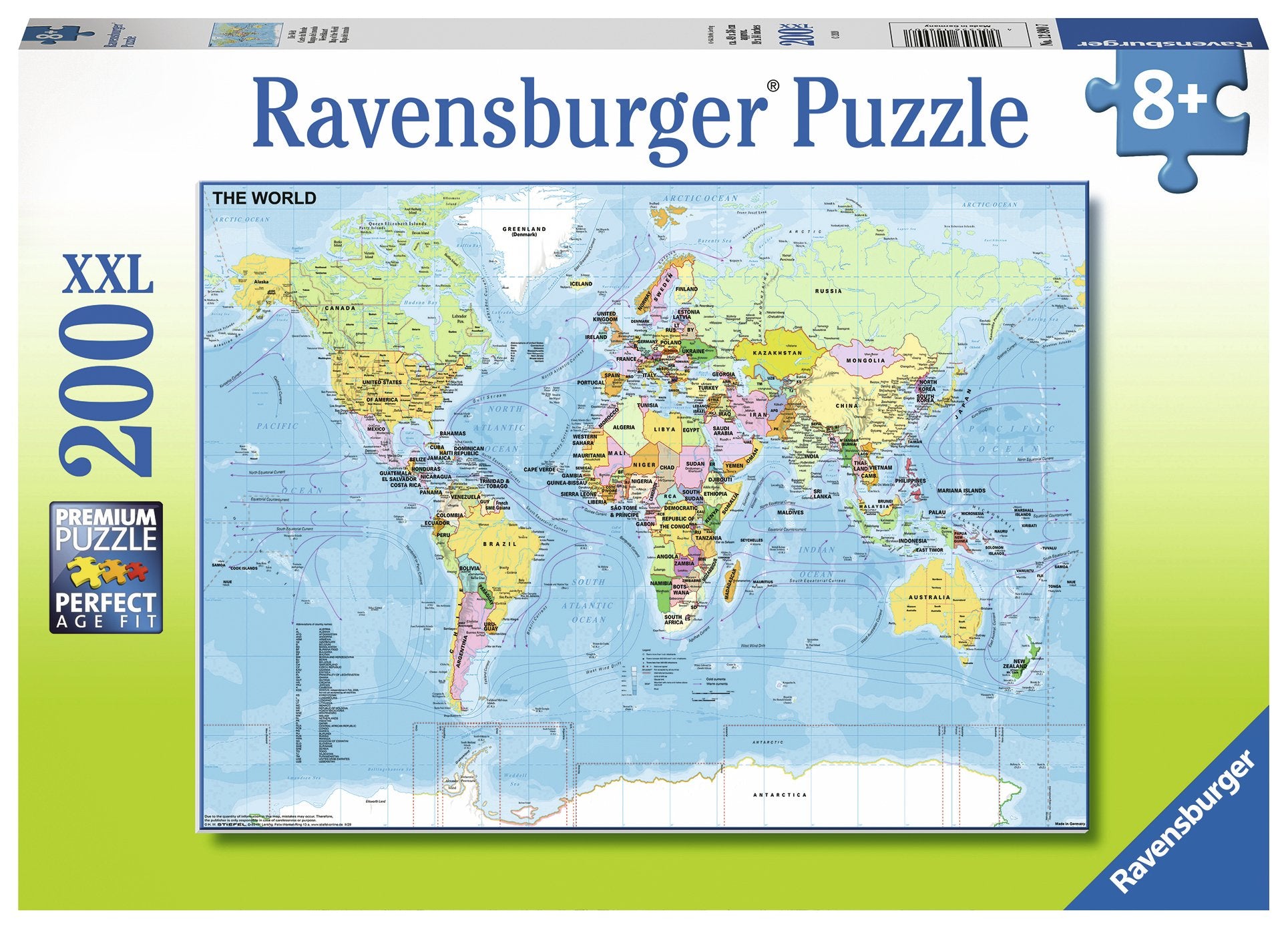 Ravensburger - Map of the World - 200 Piece Jigsaw - Good Games