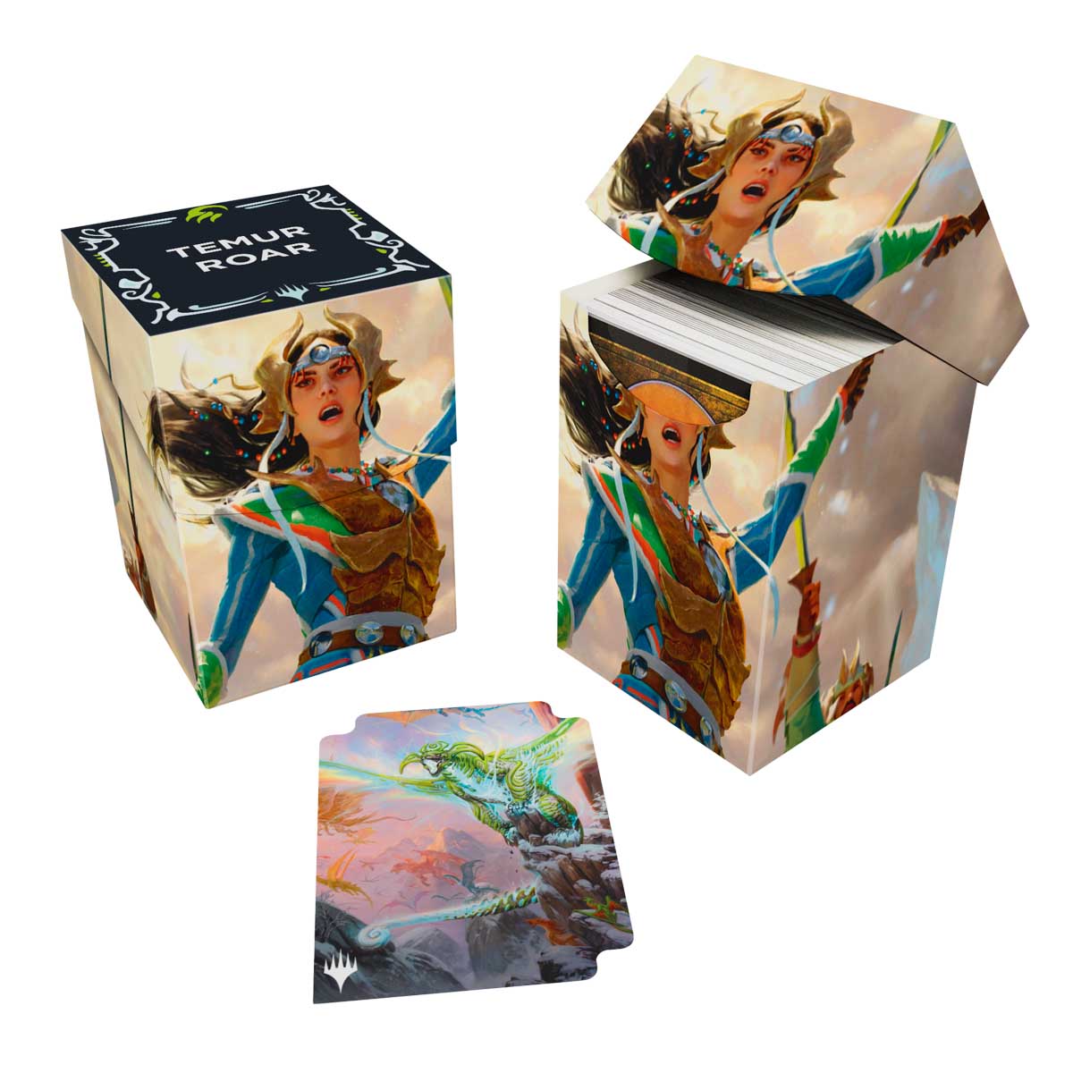Ultra PRO UP38806 Return to Tarkir Q2 2025 Temur Commander 100+ Deck Box for Magic: The Gathering - Good Games
