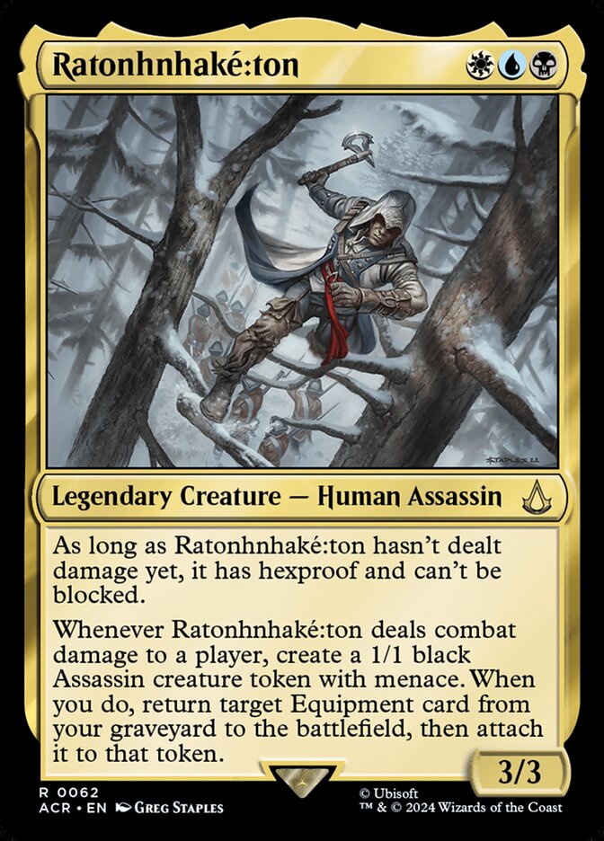 Ratonhnhaké꞉ton 62/110 (Universes Beyond: Assassin's Creed) 