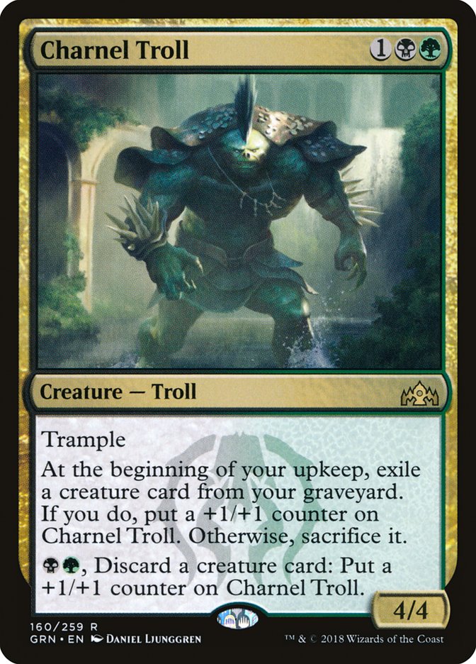 Charnel Troll 160/259 (Guilds of Ravnica) 