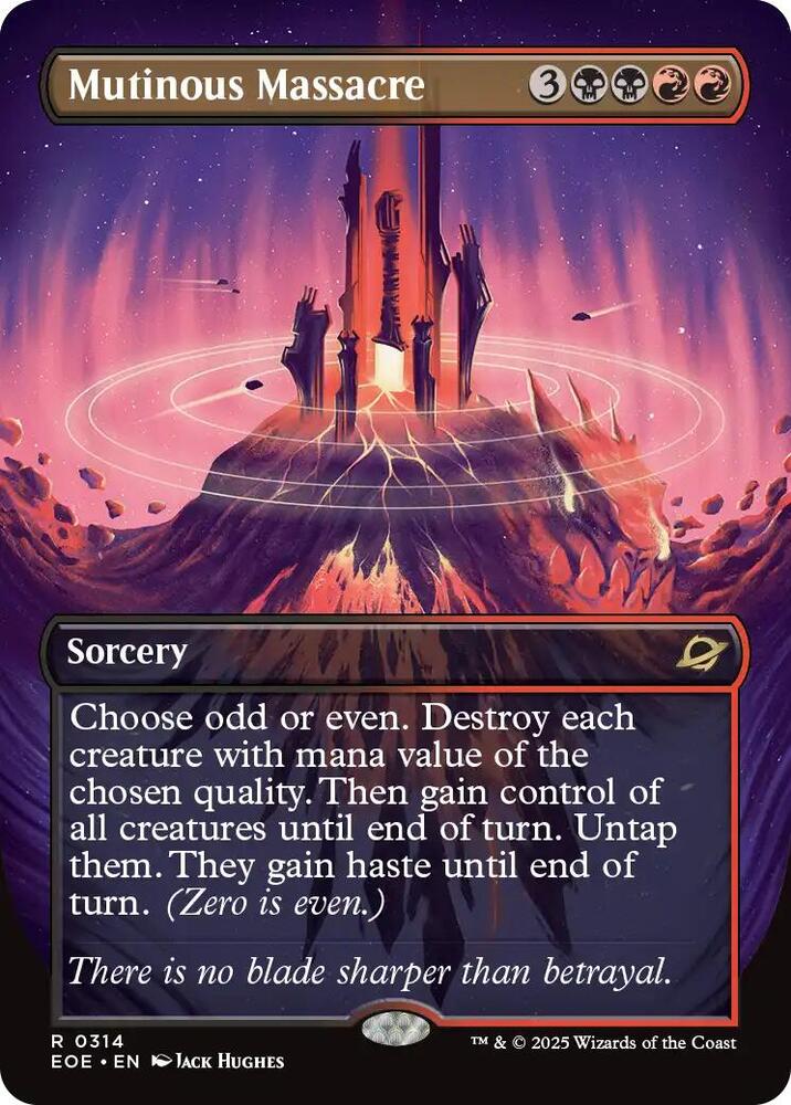 Mutinous Massacre 314/276 (Edge of Eternities)  - Borderless