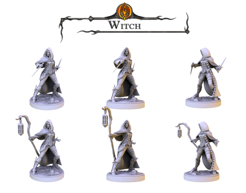 Detailed shot of miniature trays and labeled slots for weapons and armor components