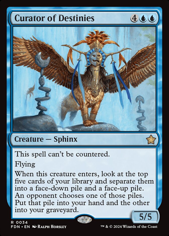 Curator of Destinies 34/291 (Foundations)  - Foil