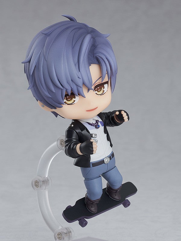 Xiao Ling Nendoroid seated with coffee cup accessory, creating a relaxed atmosphere