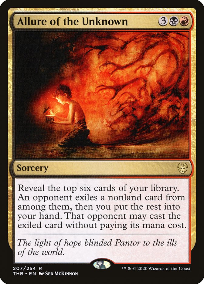 Allure of the Unknown 207/254 (Theros Beyond Death)  - Foil