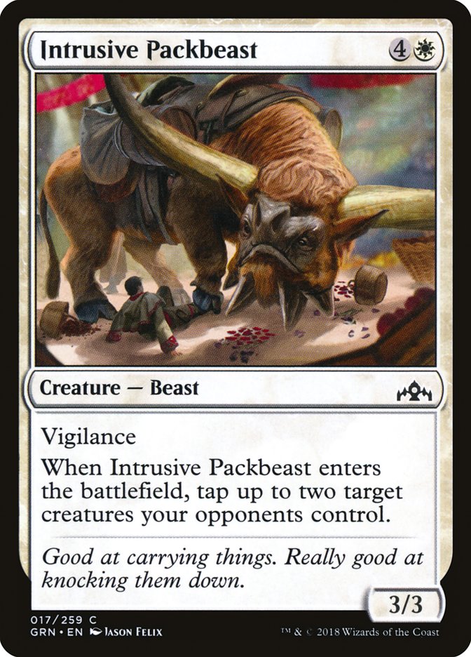 Intrusive Packbeast 17/259 (Guilds of Ravnica) 