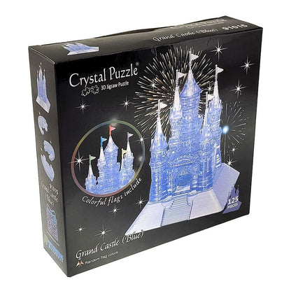 3D Grand Castle Blue Crystal Puzzle - Good Games