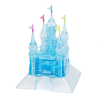 3D Grand Castle Blue Crystal Puzzle - Good Games