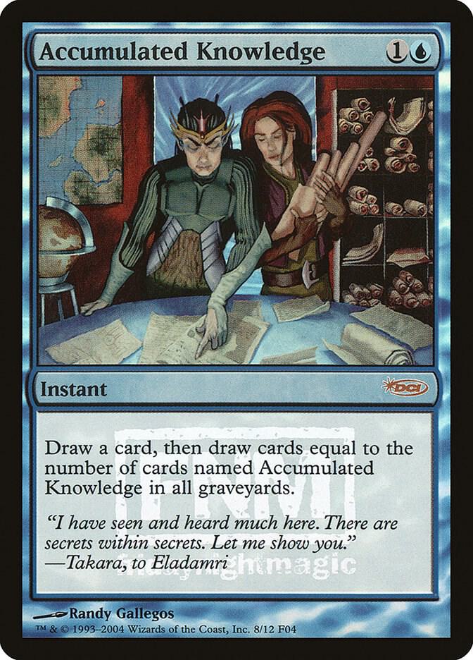 Accumulated Knowledge 8 (FNM Promos)  - Foil
