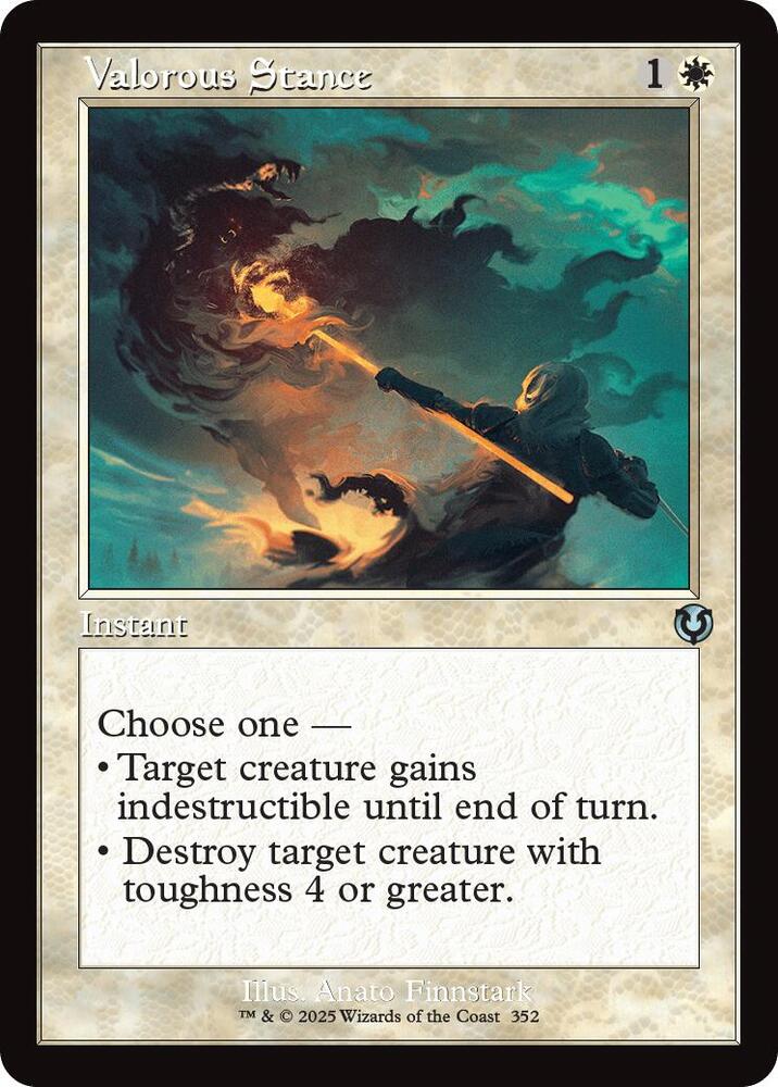 Valorous Stance 352/287 (Innistrad Remastered)  - Retro Foil