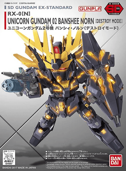 SD Gundam EX-Standard 015 Unicorn Gundam 02 Banshee Norn (Destroy Mode) - Good Games