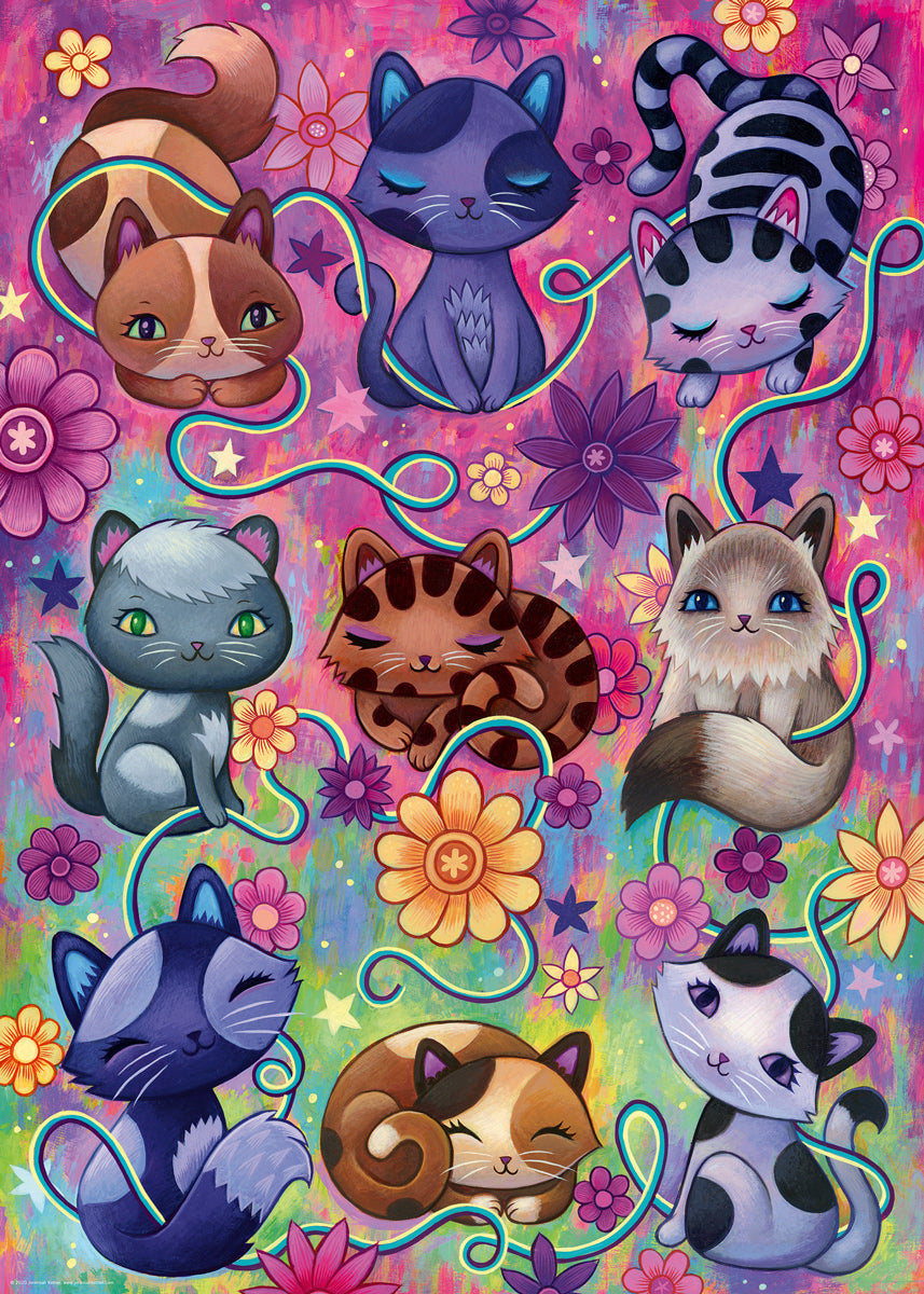 Heye - Dreaming Kitty Cats 1000 Piece Jigsaw - Good Games