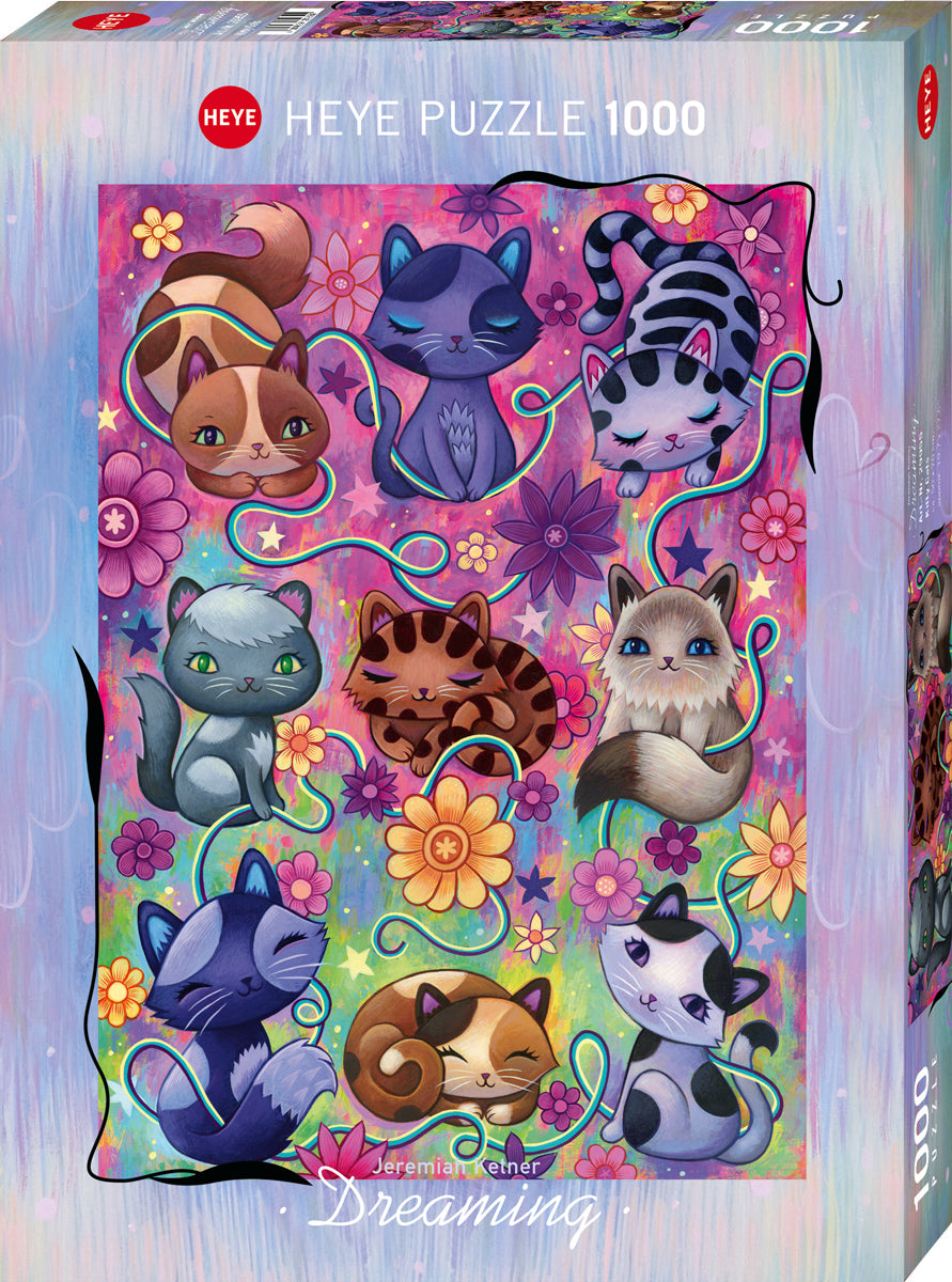Heye - Dreaming Kitty Cats 1000 Piece Jigsaw - Good Games