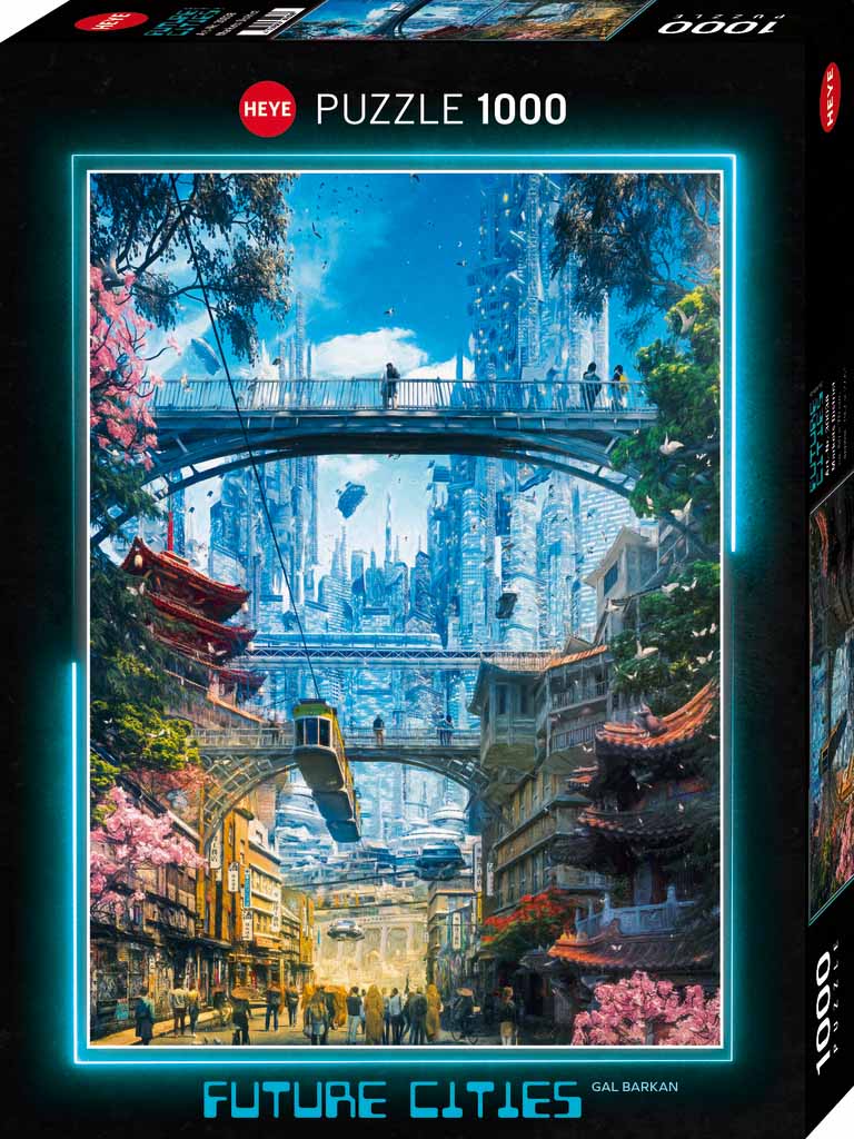 Heye - Future Cities Market District 1000 Piece Jigsaw - Good Games