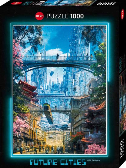 Heye - Future Cities Market District 1000 Piece Jigsaw - Good Games