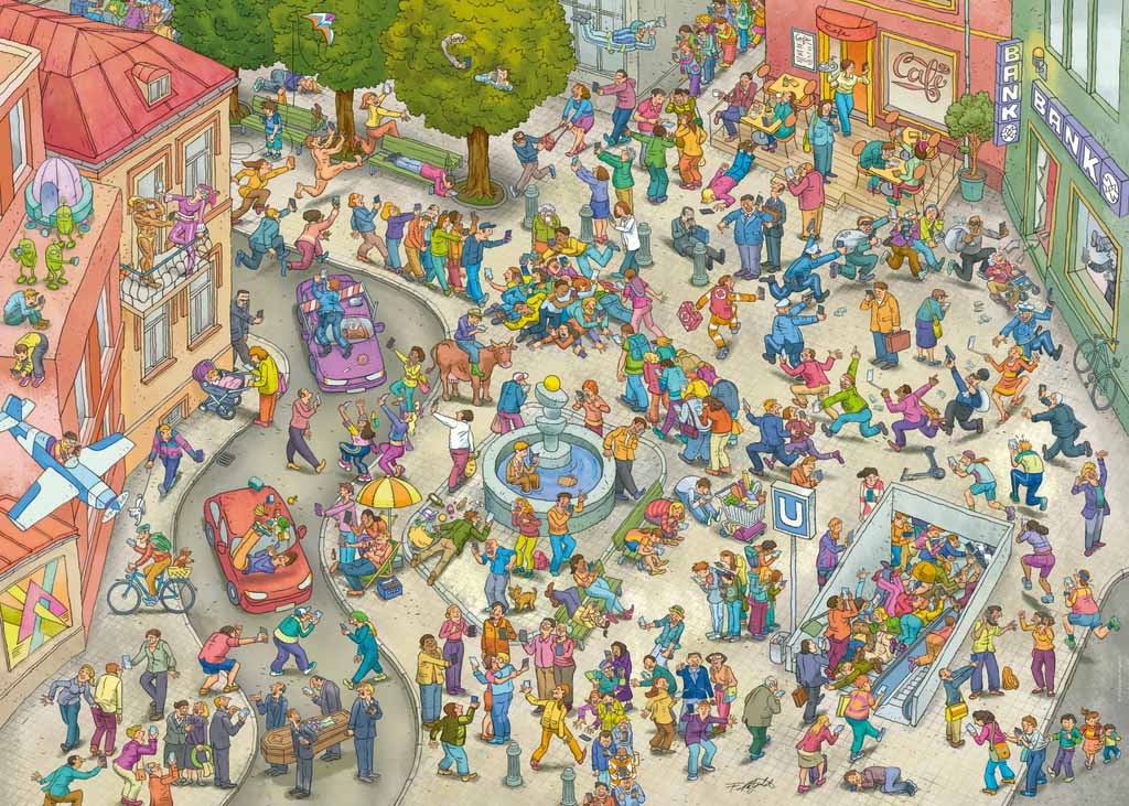 Heye - Mitgutsch Mobile Zombies 1000 Piece Jigsaw