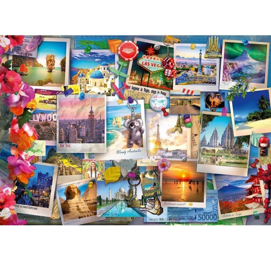 Ravensburger - World Travel Pinboard - 500 Piece Jigsaw