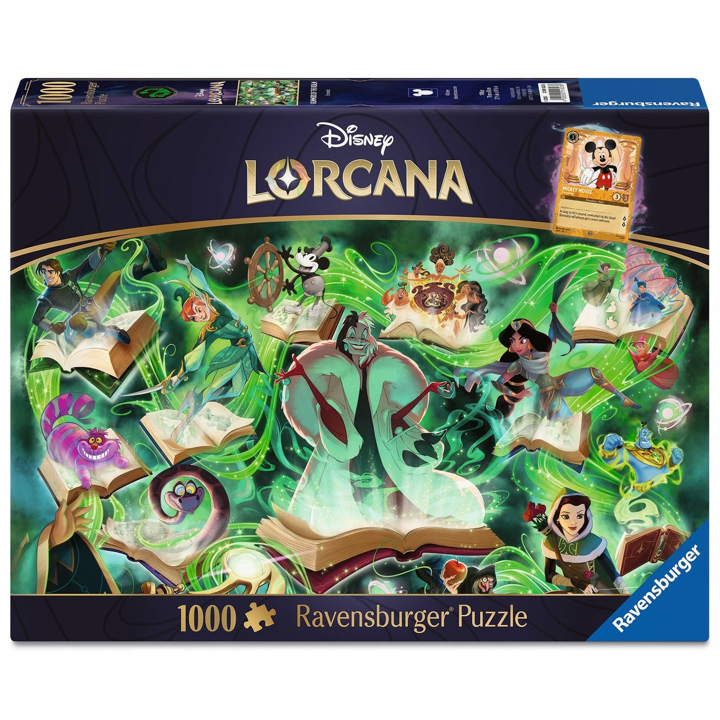 Ravensburger - Disney Lorcana Emerald 1000 Piece Jigsaw