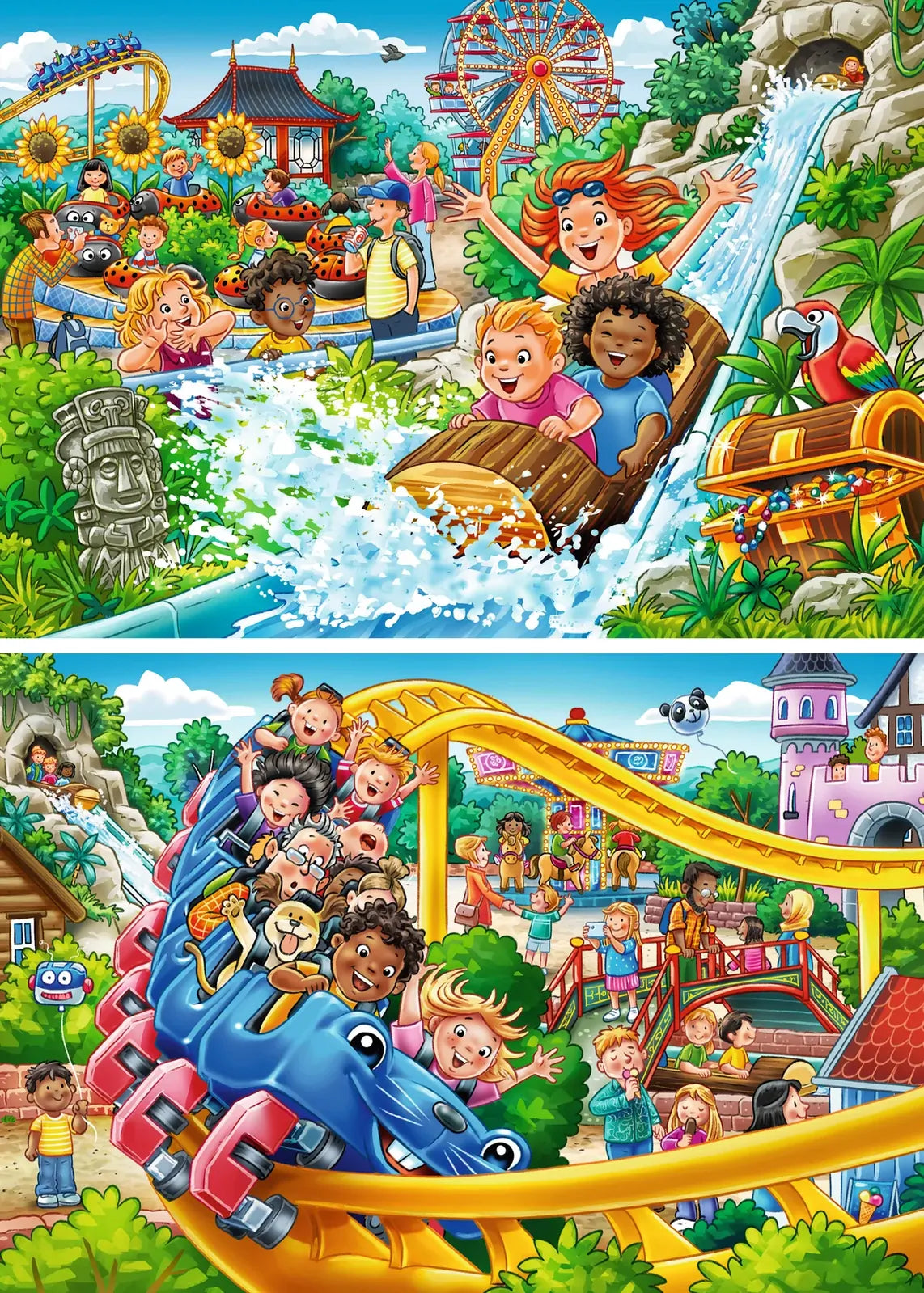 Ravensburger - Amusement Park Puzzle 2x24p
