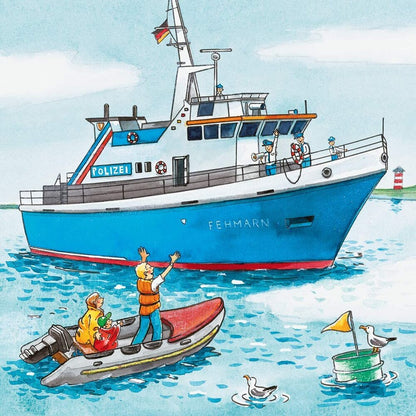 Ravensburger - Police In Action 3x49 Piece Jigsaw - Good Games