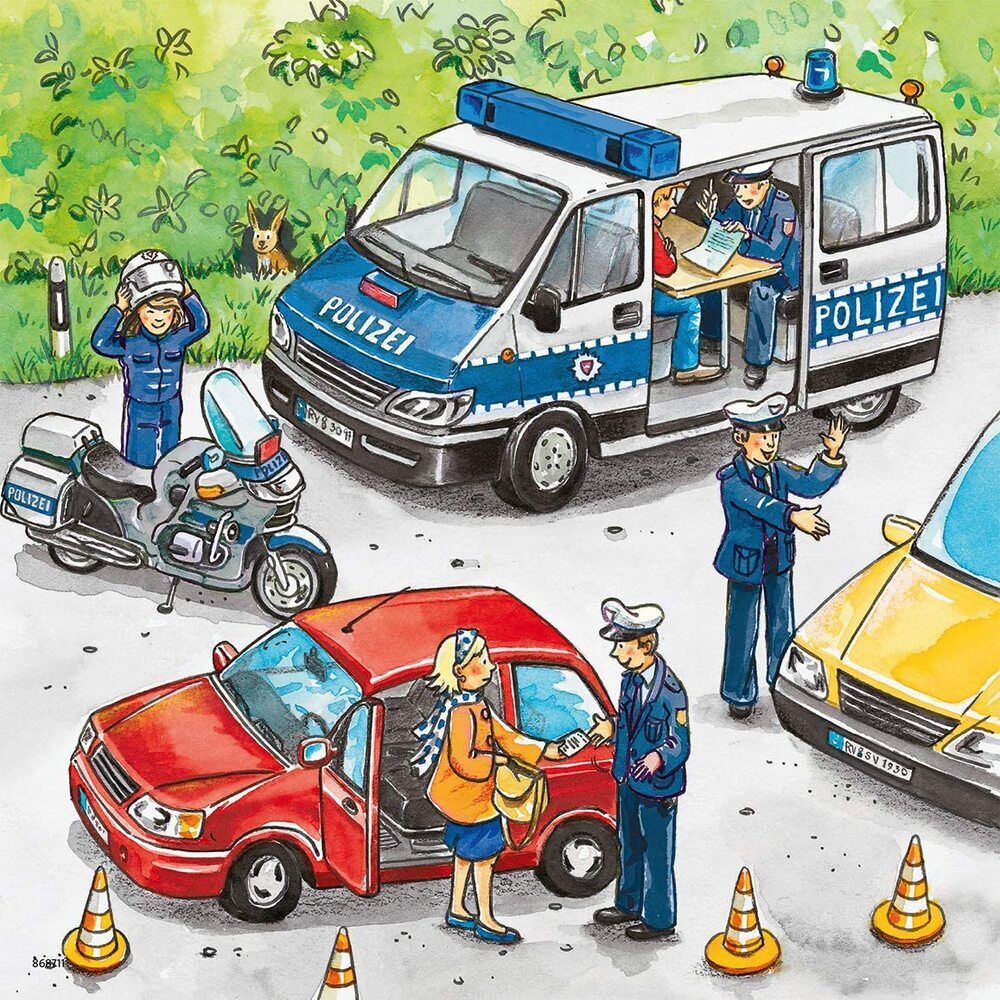 Ravensburger - Police In Action 3x49 Piece Jigsaw - Good Games