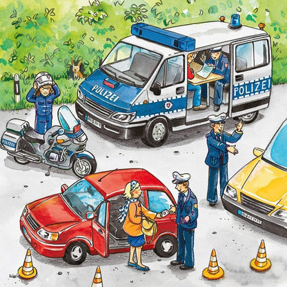 Ravensburger - Police In Action 3x49 Piece Jigsaw - Good Games