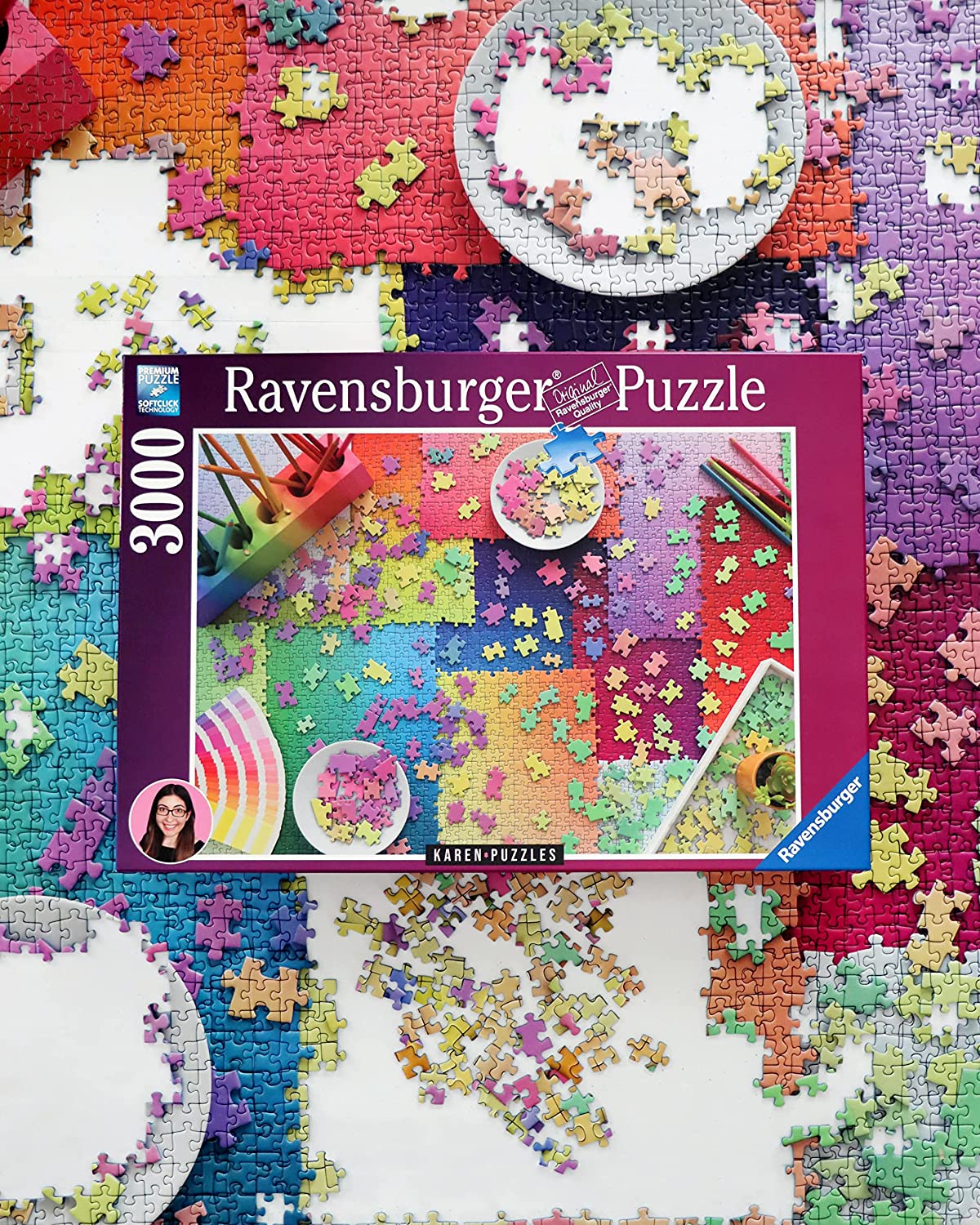 Ravensburger - Puzzles on Puzzles 3000 Piece Jigsaw - Good Games