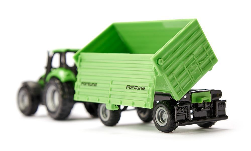 Deutz-Fahr with Fortuna 4-wheel-trailer