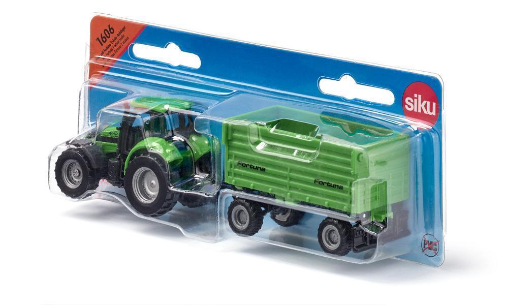 Deutz-Fahr with Fortuna 4-wheel-trailer