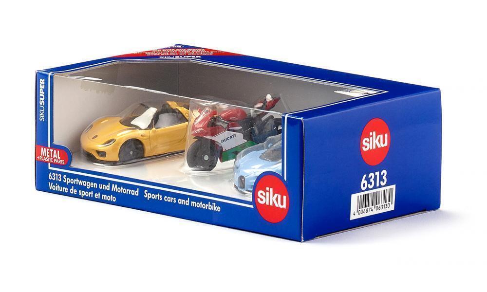 Siku - Sports Cars And Motorbike - Good Games