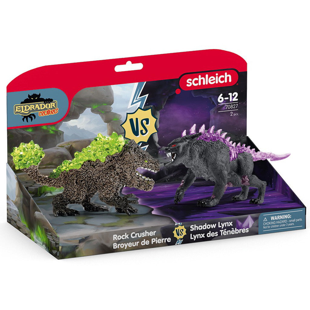 Schleich - Shadow Lynx vs Rock Crusher