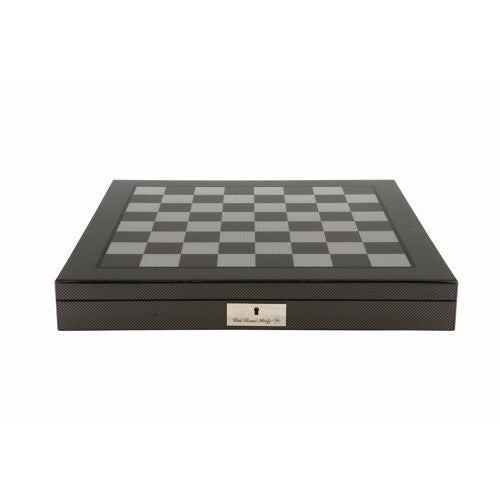 Dal Rossi 40cm Carbon Fibre Finish Chess Box - Good Games