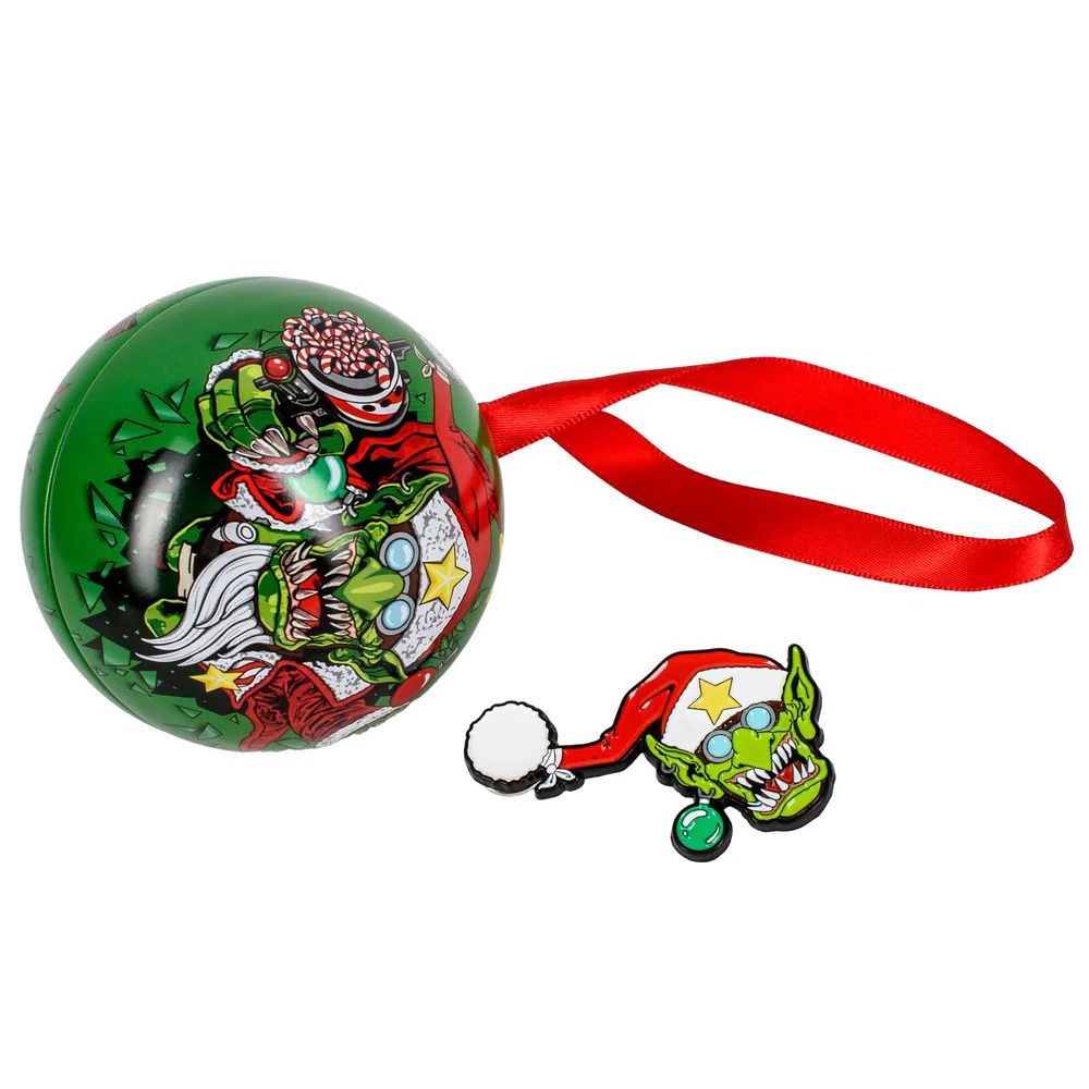 Warhammer Red Gobbo Bauble with Pin - Good Games