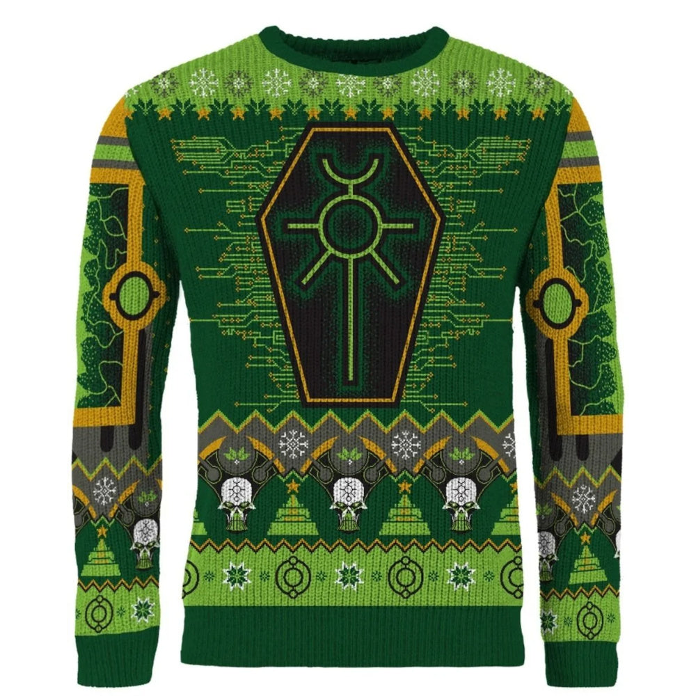 Warhammer 40000: Necron Christmas Jumper (Size M) - Good Games