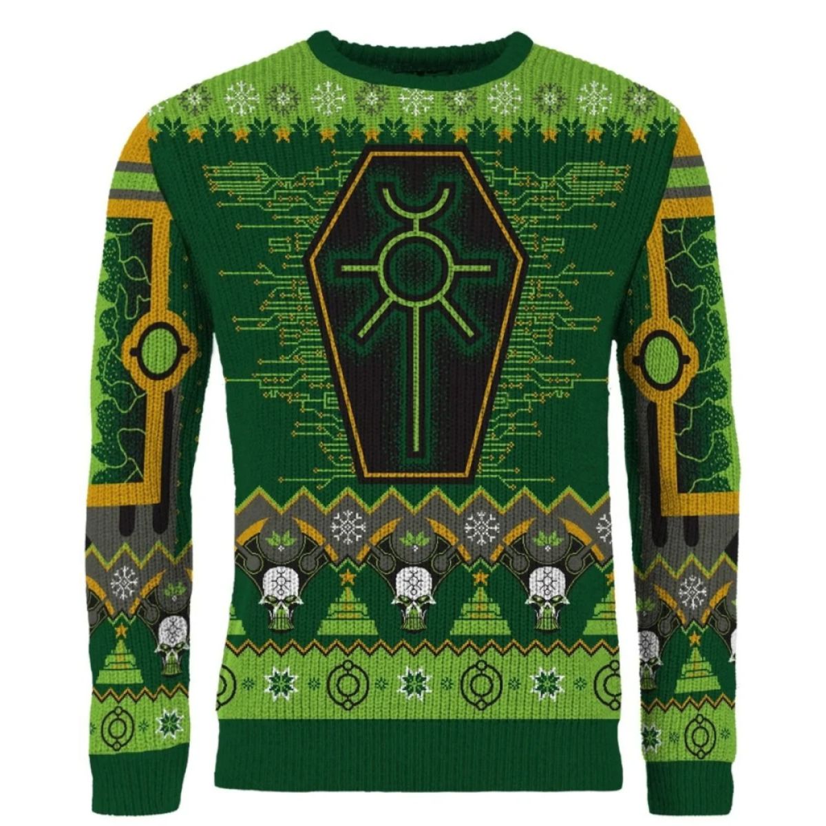 Warhammer 40000: Necron Christmas Jumper (Size L) - Good Games