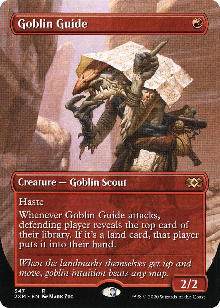 Goblin Guide 347/332 (Double Masters)  - Borderless