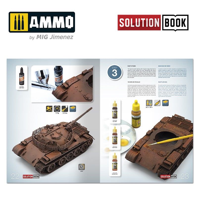 Ammo by MIG - Book - How To Paint Realistic Rust Solution Book 12 - Good Games