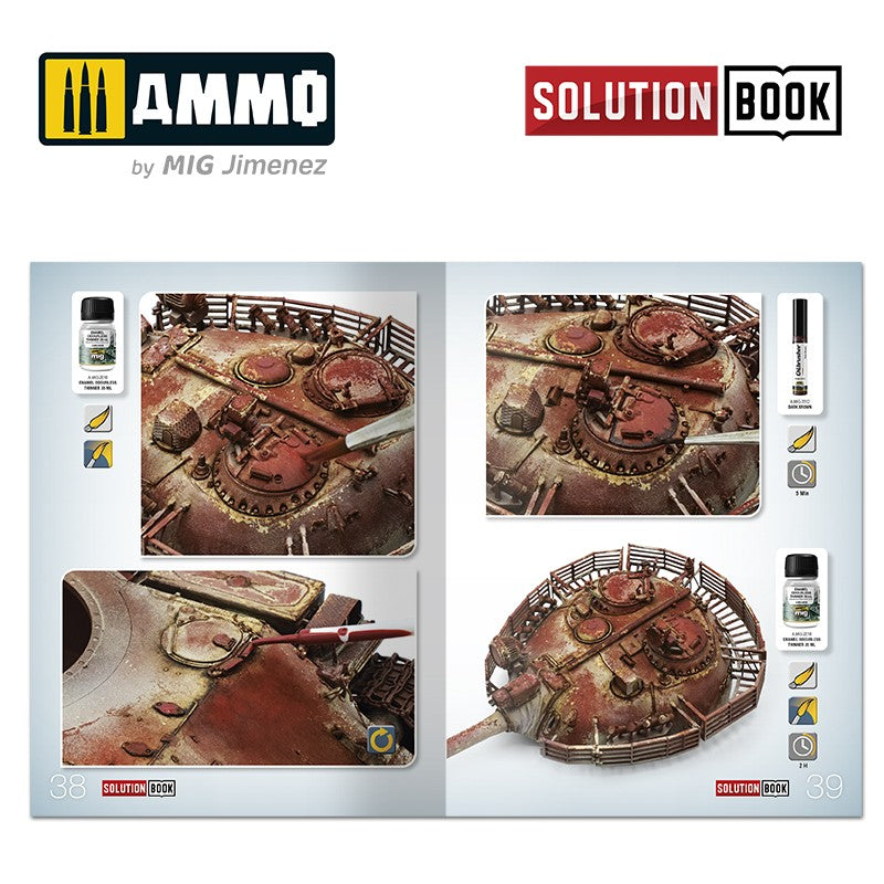 Ammo by MIG - Book - How To Paint Realistic Rust Solution Book 12 - Good Games